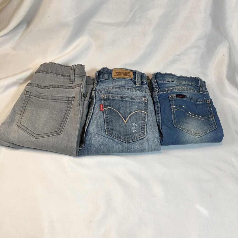 Girls 3 Pair Jeans Bundle